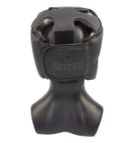 Шлем боксерский SOLTAS, открытый, черный, DX TOP SOFT MATT