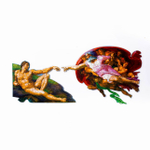 Пазл "Сотворение Адама " от Woodzle - Деревянный пазл, деталей 275, картина известного художника Микеланджело. Детали деревянного пазла разных форм