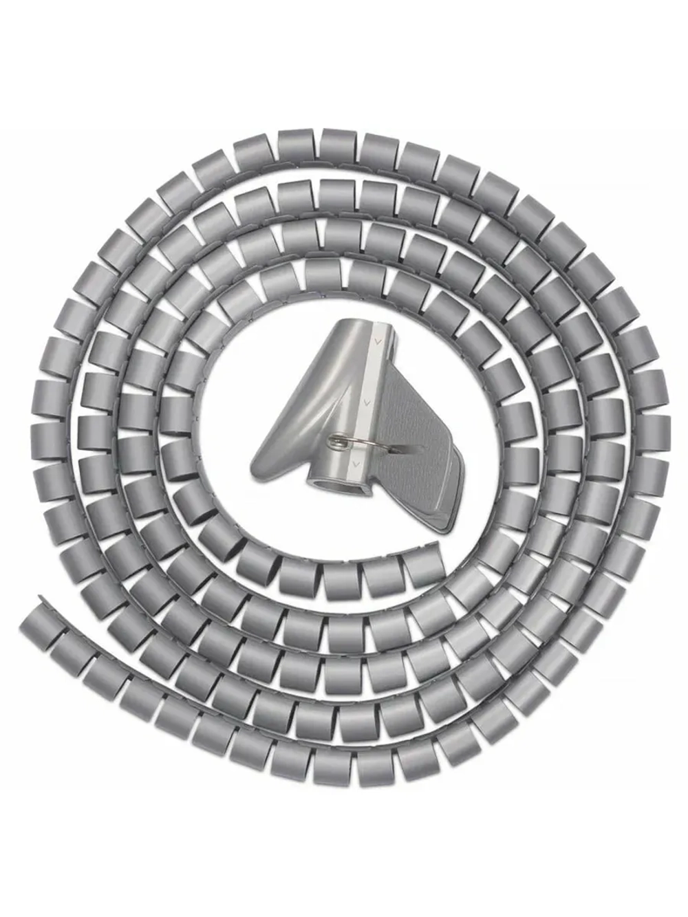 Пластиковый спиральный рукав для кабеля д.25 мм (2 м)