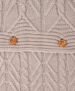 Элитная наволочка декоративная Imperio 46 серая от Luxberry фрагмент