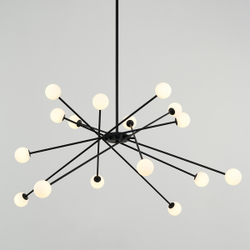 Люстра MD19001025-16A black