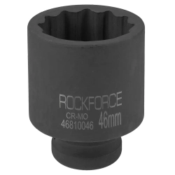 Головка ударная глубокая 46мм 3/4''12гр. RockForce##Rock FORCE RF-46810046