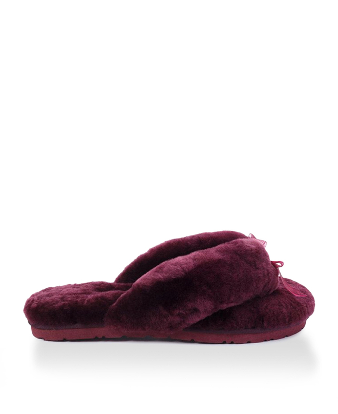 FLUFF FLIP FLOP II-dark purple