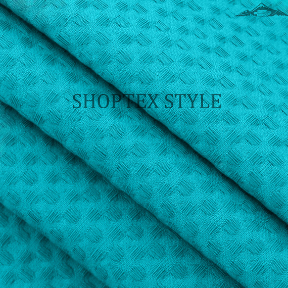 Вафельное полотно гладкокрашеное | ш.150 см | 240 г/м² | хлопок-100%