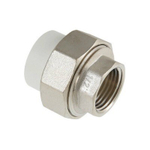 Муфта комб. разъем.  ВР Ø 20*1/2 ППР (белый)