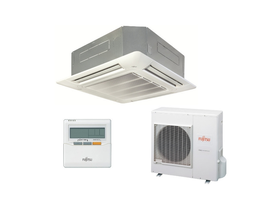 Инверторная сплит-система касетного типа Fujitsu AUYG30LRLE/UTGUGYAW/AOYG30LETL