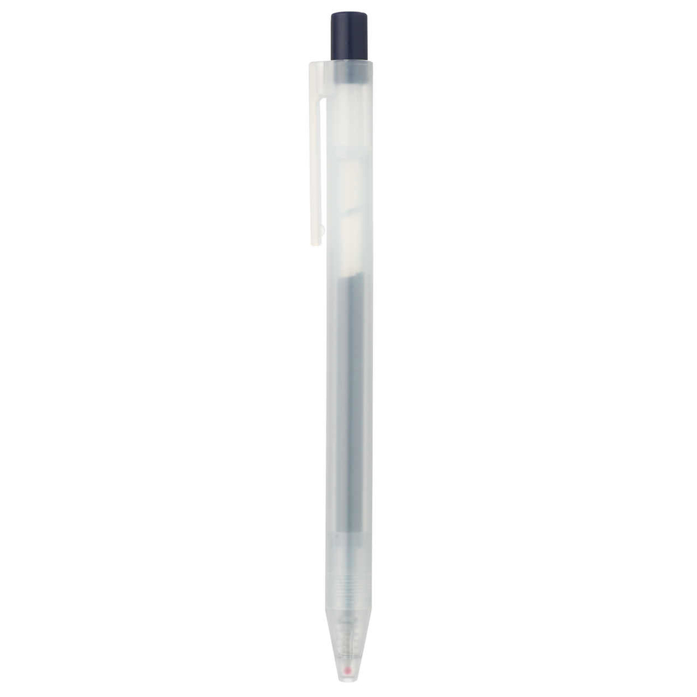 Гелевая ручка Muji Smooth Gel Ink Ballpoint Pen Knock Type 0.5 сине-черная