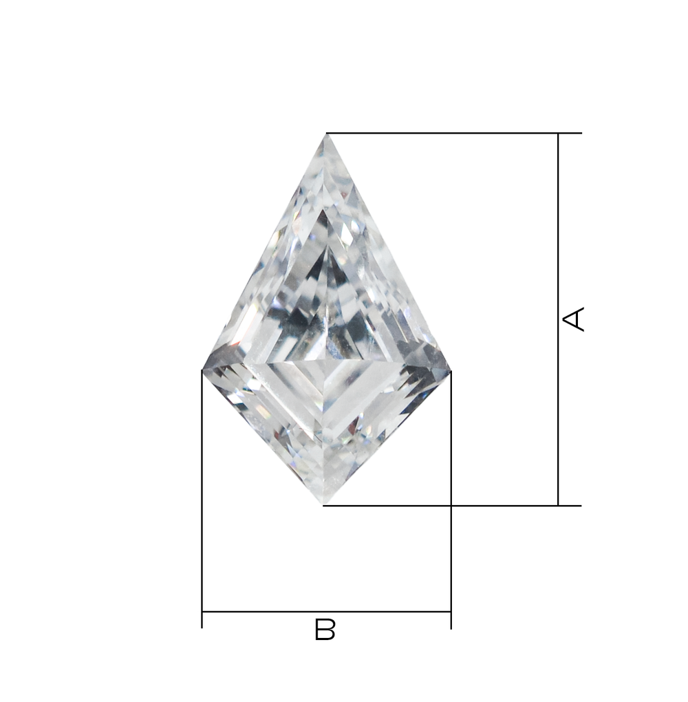 Лабораторно-выращенный бриллиант змей (пара) 0.746 ct