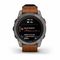 Garmin Fenix 7 Pro Sapphire Solar – титан, коричневый кожаный ремешок