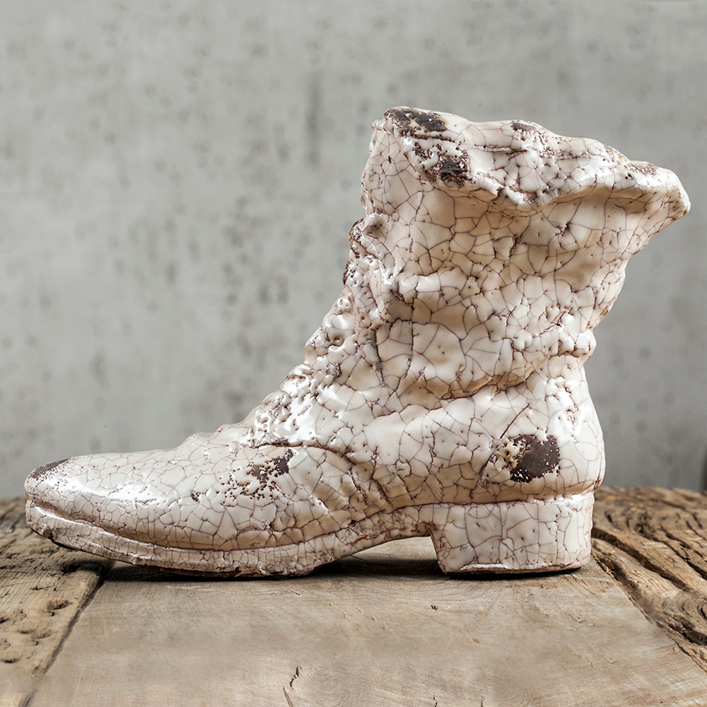 Статуэтка Ботинок декоративный белый от Evergreen Нидерланды фото