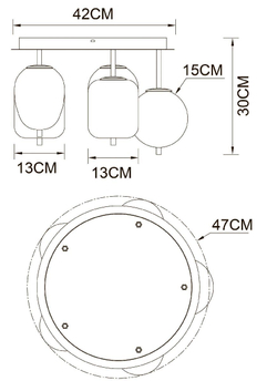 Потолочная люстра Arte Lamp Freddie A2231PL-5PB