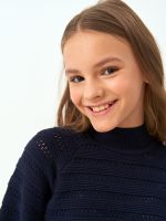 Джемпер для девочки AT1215 синий