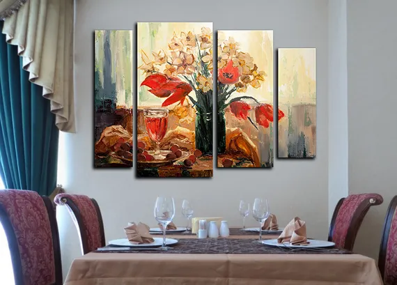 Модульная картина "Красочный натюрморт"