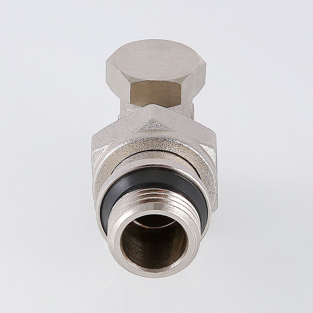 Клапан настроечный угловой 1/2" с дополнительным уплотнением