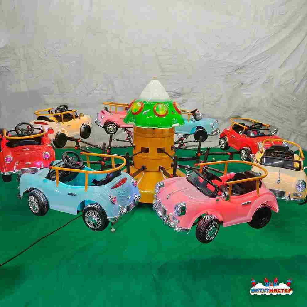 Электрическая Аттракцион карусель «Ретро-авто», 3,4х2,8 м