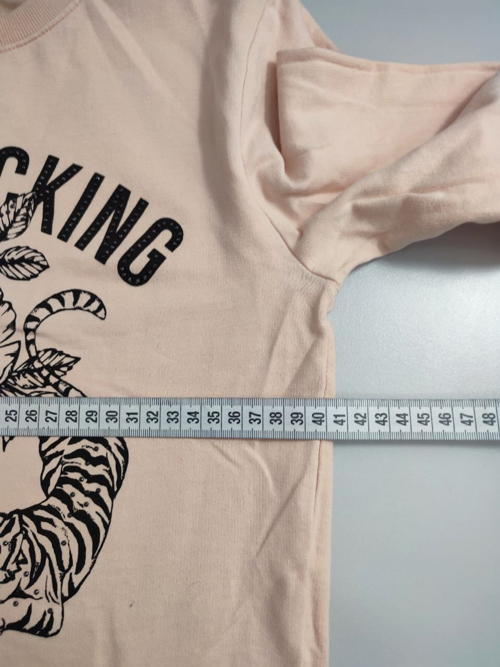 Туника Oodji нежного цвета 40 размер