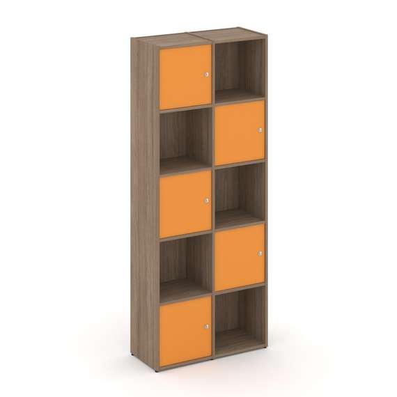 Locker plus Комплект №8 LK.K-008 Дуб Аризона/Оранжевый 798*350*1983