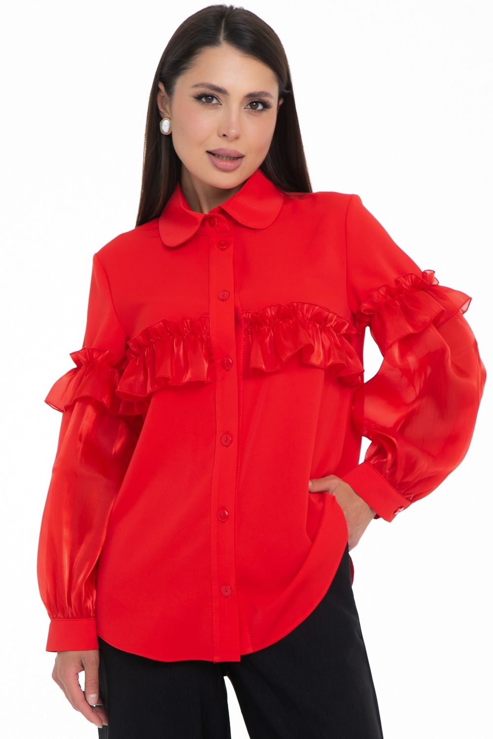 Блуза Очень красивая(алый) Diolche