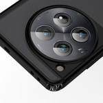Чехол с Magsafe OnePlus 12 прозрачный матовый с черным бортом WLONS