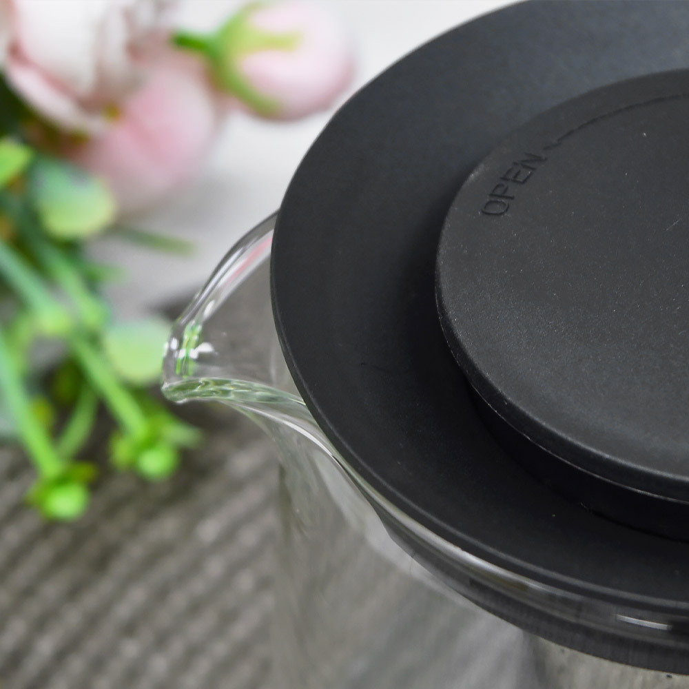 Чайник заварочный 0,6л стеклянный SA-TP02-600