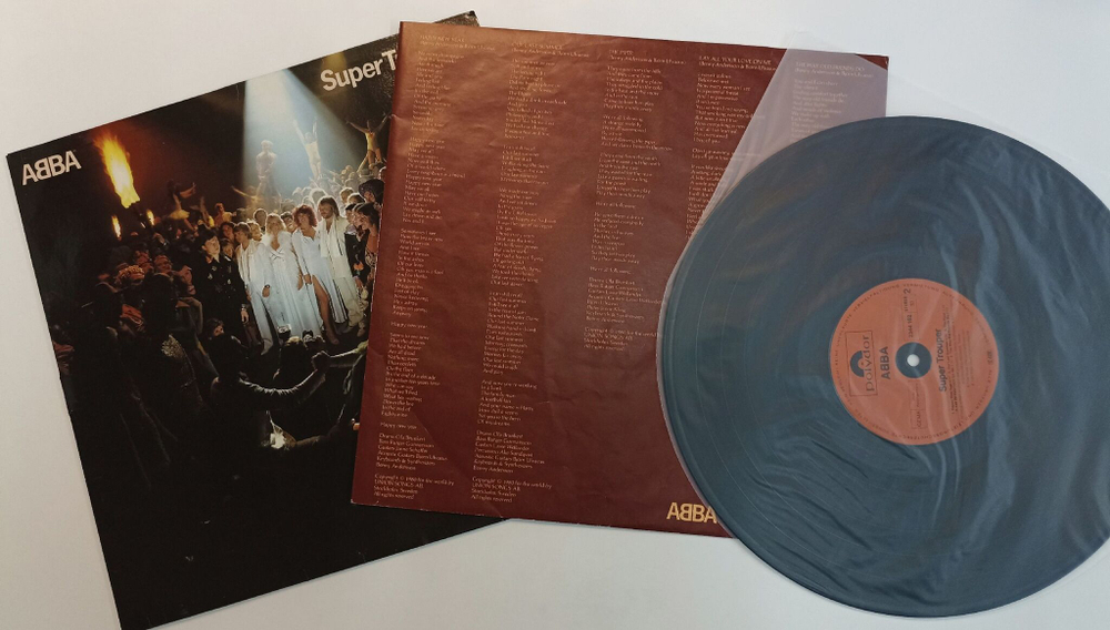 Винтажная виниловая пластинка LP ABBA Super Trouper (Germany 1980)