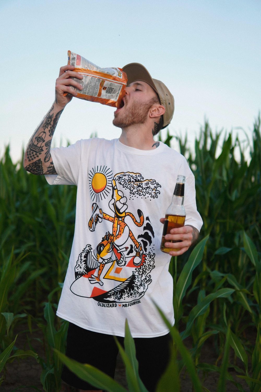 Футболка Old Lizard Chester Белая