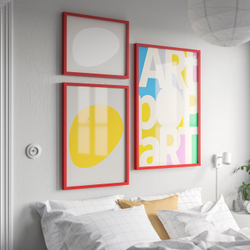 IKEA RÖDALM  (ИКЕА РÖДАЛМ)  -  Рамка, красная, 40x50 см