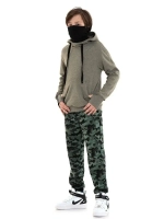 Толстовка Худи без начеса "Ниндзя" с маской "Ninja"