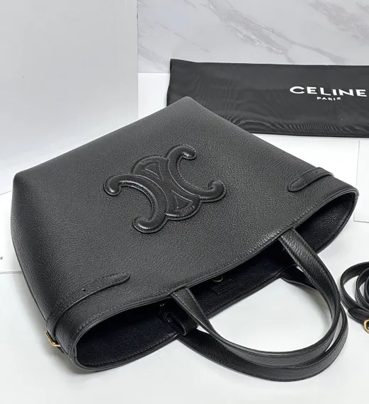 Сумка Celine MEDIUM CABAS ANAÏS CUIR TRIOMPHE черная