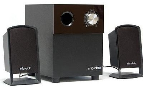 Компьютерные колонки Microlab M-109 черный, коричневый