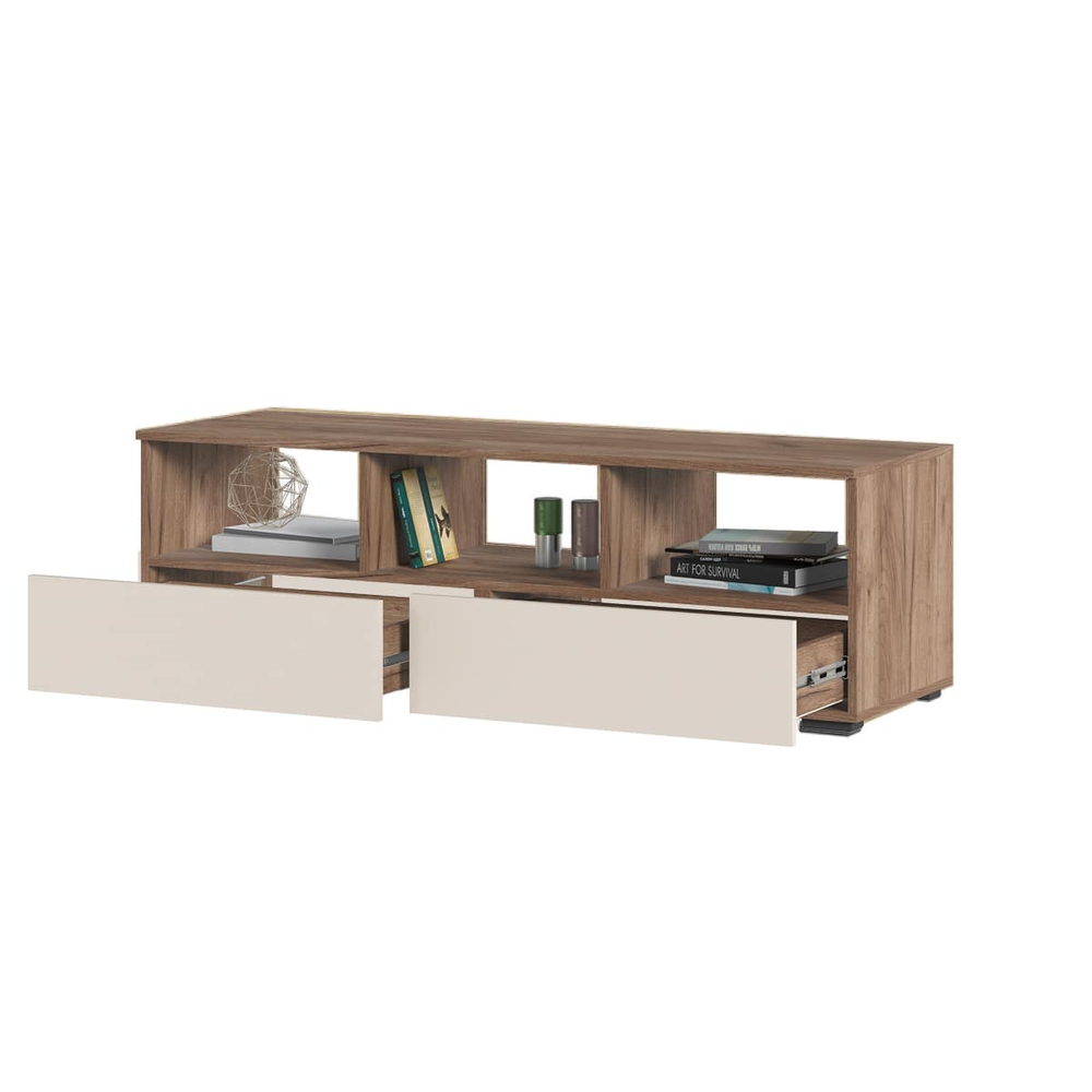 Хелен ТБ 02 Тумба ТВА Дуб крафт табачный / Кашемир