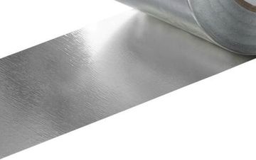 Лента клеящая алюминиевая ALUTAPE ALU 075  для воздуховодов, 1шт., 30 микрон 75 мм x 45 м компании DEC International (сделано в Нидерландах)