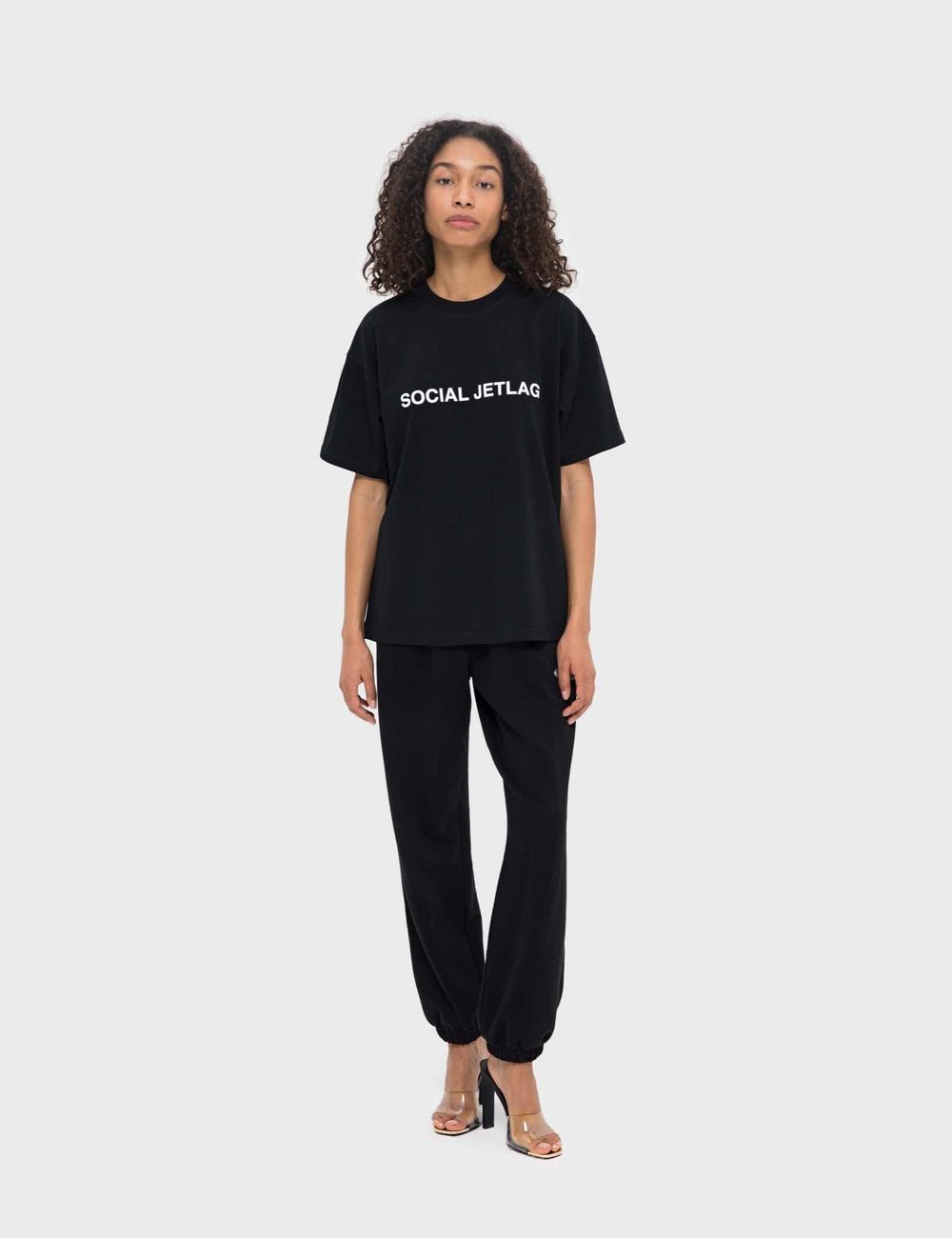 Футболка ZNY SOCIAL JETLAG SS22 Черная