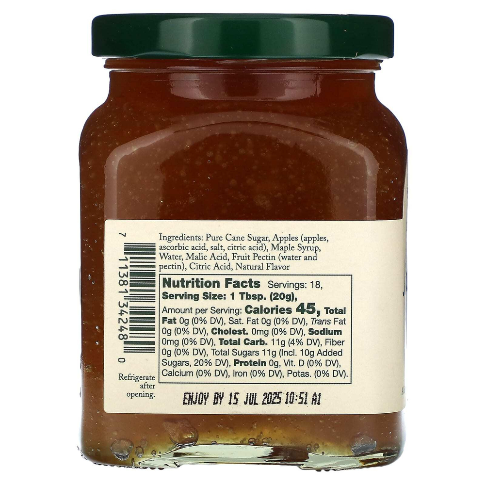 Stonewall Kitchen, кленовый сироп и яблочный джем, 333 г (11,75 унции)