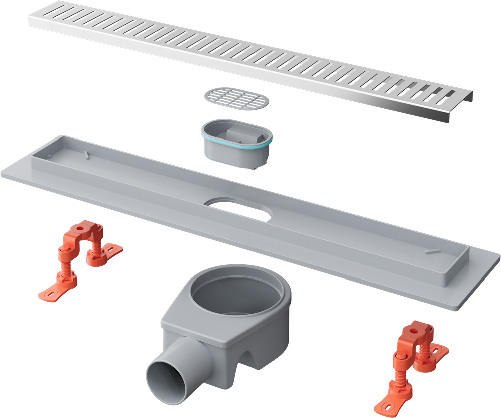 Душевой трап (лоток) EWRIKA 8600550 50 см, с сифоном