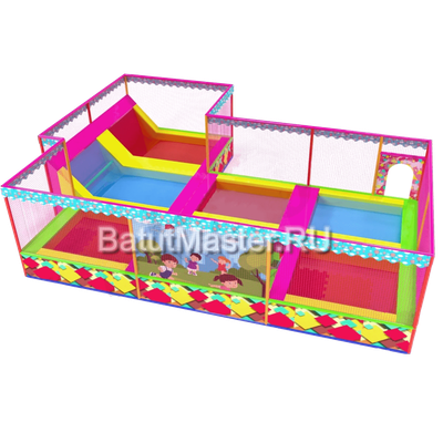 Батутная арена "Веселый аэростат" 9x7,5x3 м