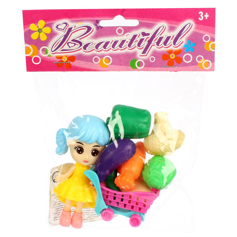 Кукла мини с аксессуарами, пакет 2214