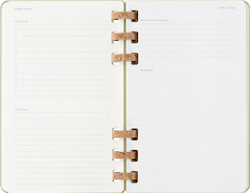 Еженедельник Moleskine ACADEMIC SPIRAL (DHSPK5212AMWH3) Large 150х210мм 200стр кремовые страницы спираль киви