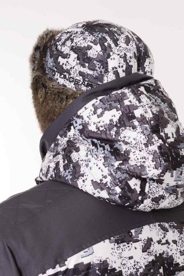 Шапка-ушанка "Winter storm" (белый)