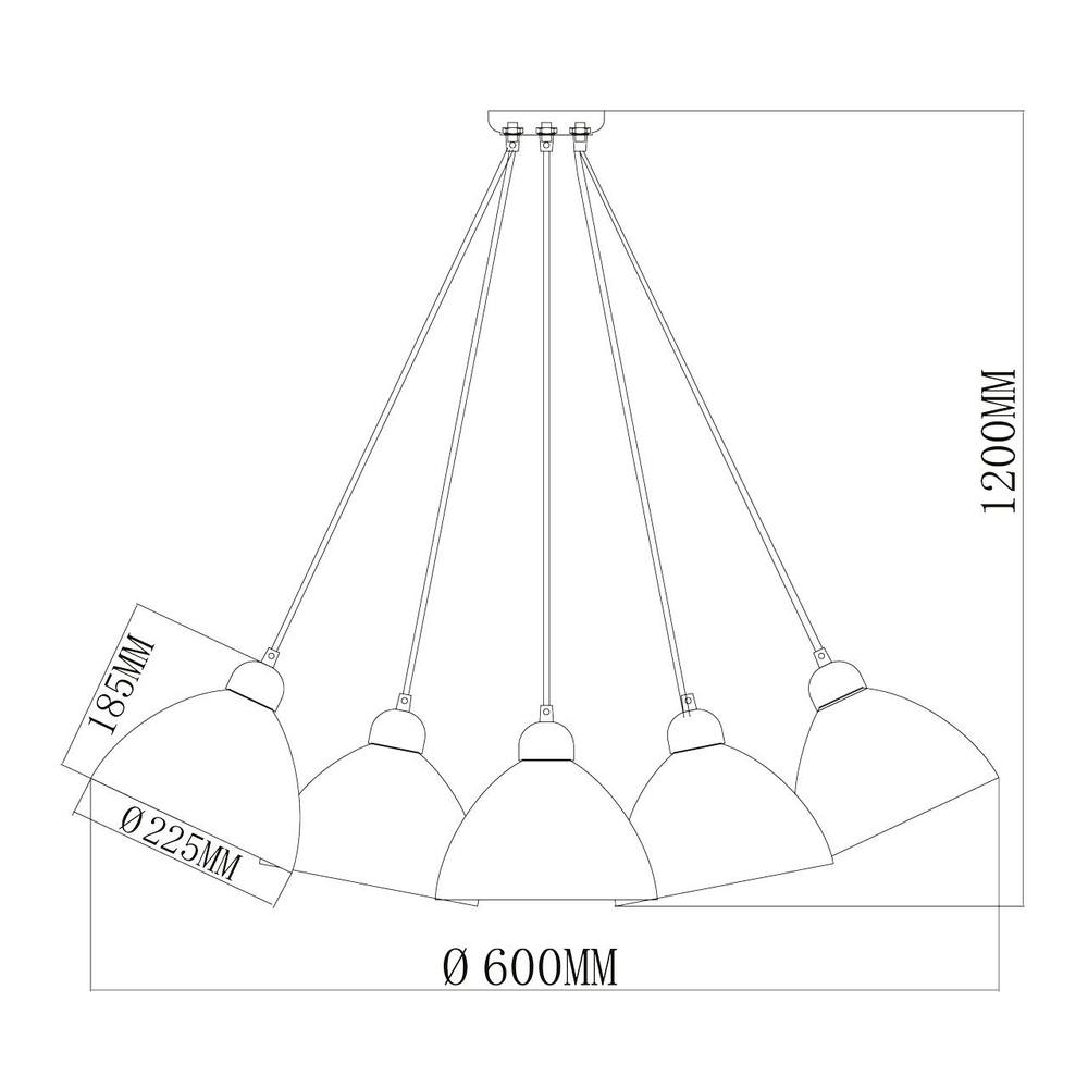 Люстра MW-Light Улыбка для детской комнаты