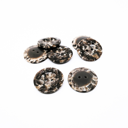 Пуговицы №860, 25мм, цв.коричневый (CB 3653)