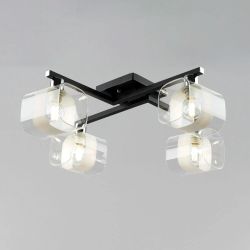 Citilux Вирта CL139145 Люстра потолочная Чёрная Матовая