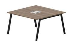 Составной стол Arena на 2 рабочих места 1380х1366х750мм (металлические аутлеты)