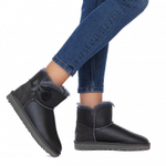 Угги Mini Bailey Button Metallic Grey