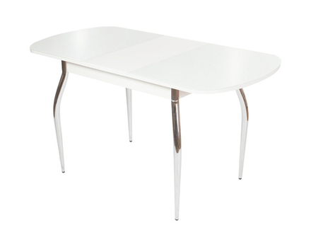 Стол Аврора Ривьера СВ, Стекло, Белый