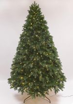 Елка с гирляндой встроенной «Королева леса» (Литая хвоя) от 1,2 м до 3 м