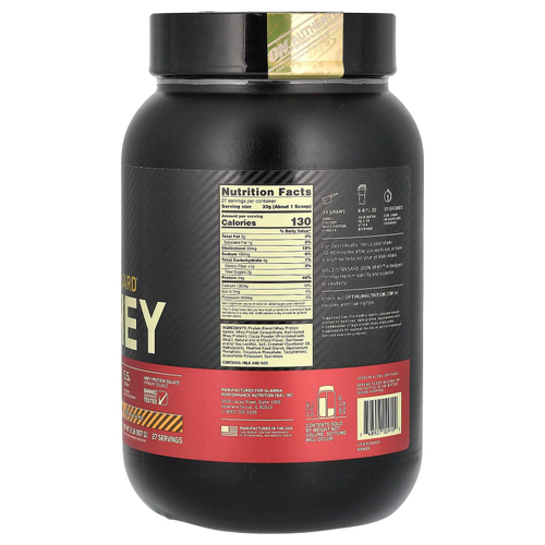 Optimum Nutrition, Gold Standard® 100% Whey, сывороточный протеин, со вкусом шоколада и арахисовой пасты, 907 г (2 фунта)