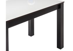 Стеклянный стол Раймунд 100х70х77 венге / белый