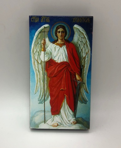 Архангел Михаил 13х7 икона по левкасу