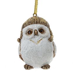 GAEM Изделие декоративное подвесное "Сова", L5 W4,5 H7 см, 4в.